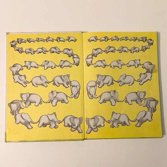 Vintage 1967 Babar Loses His Crown Laurent De Brunhoff Random House Book - Picture 6 of 15